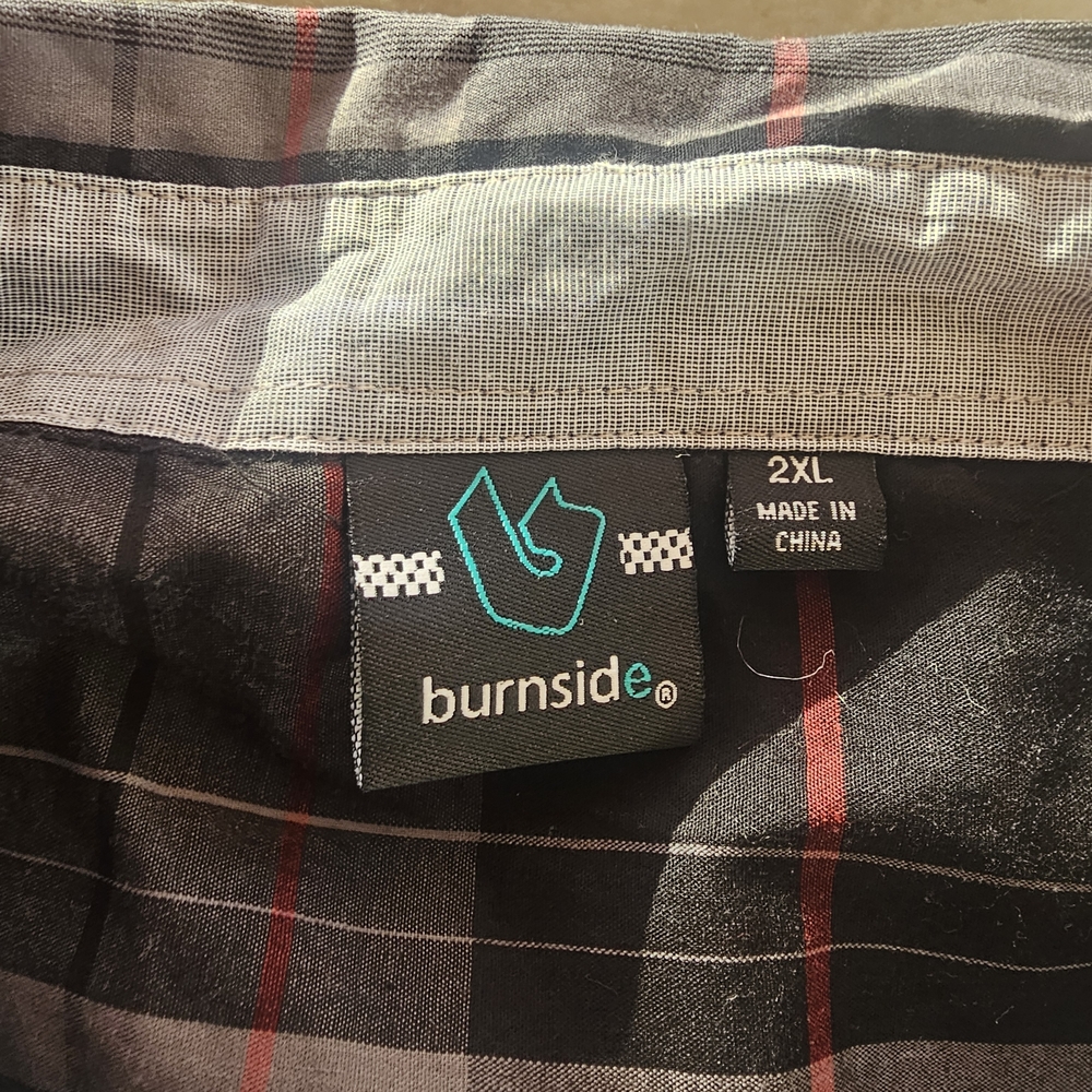 Burnside Plaid Shirt 2XL